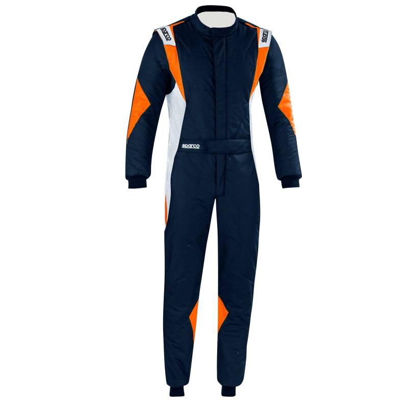 Sparco SuperLEGGERA Anzug R564, Größe 58, Blau/Orange/Weiß von Sparco