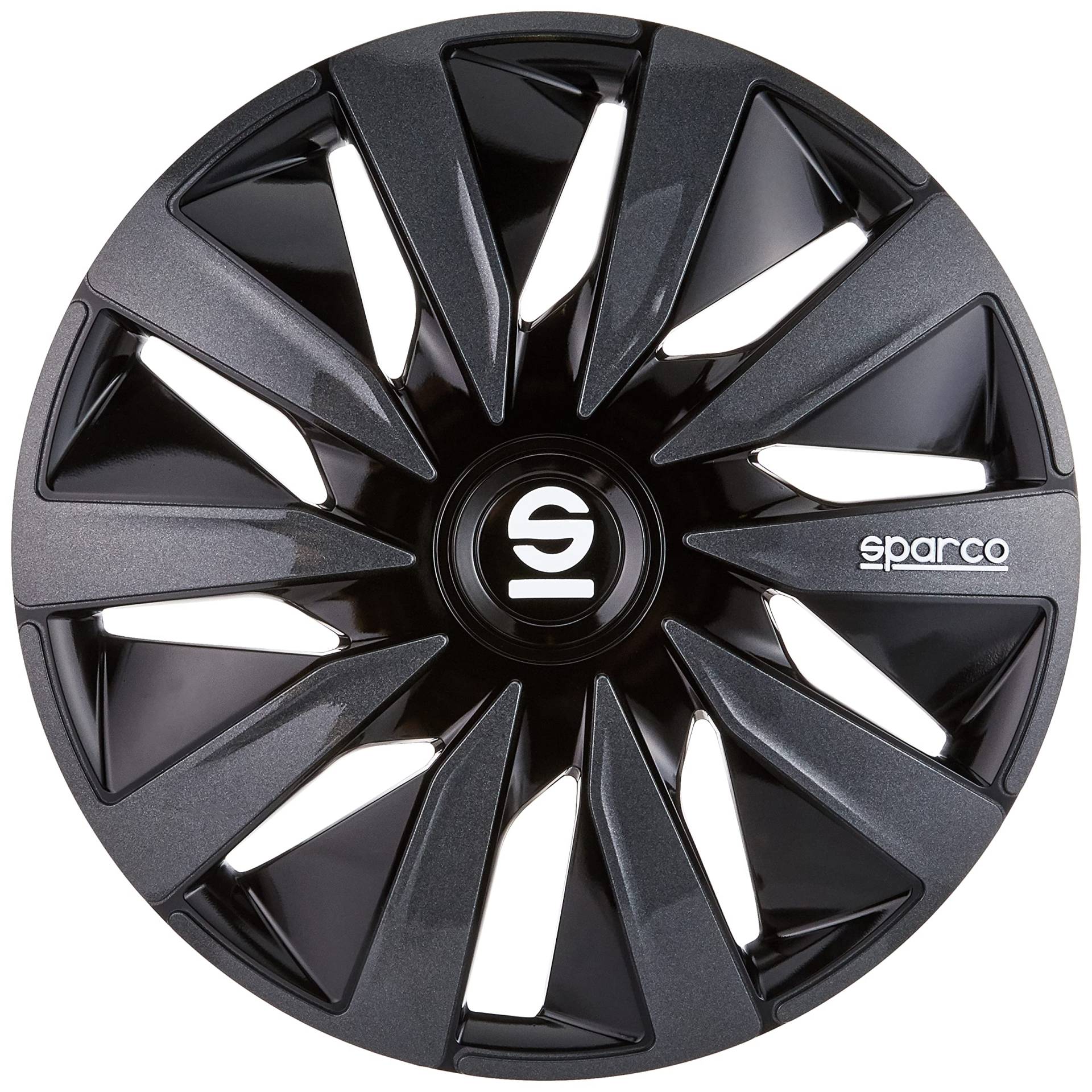 Sparco SPC1391BKGR Radzierblenden Lazio 13-Zoll Schwarz/Grau von Sparco