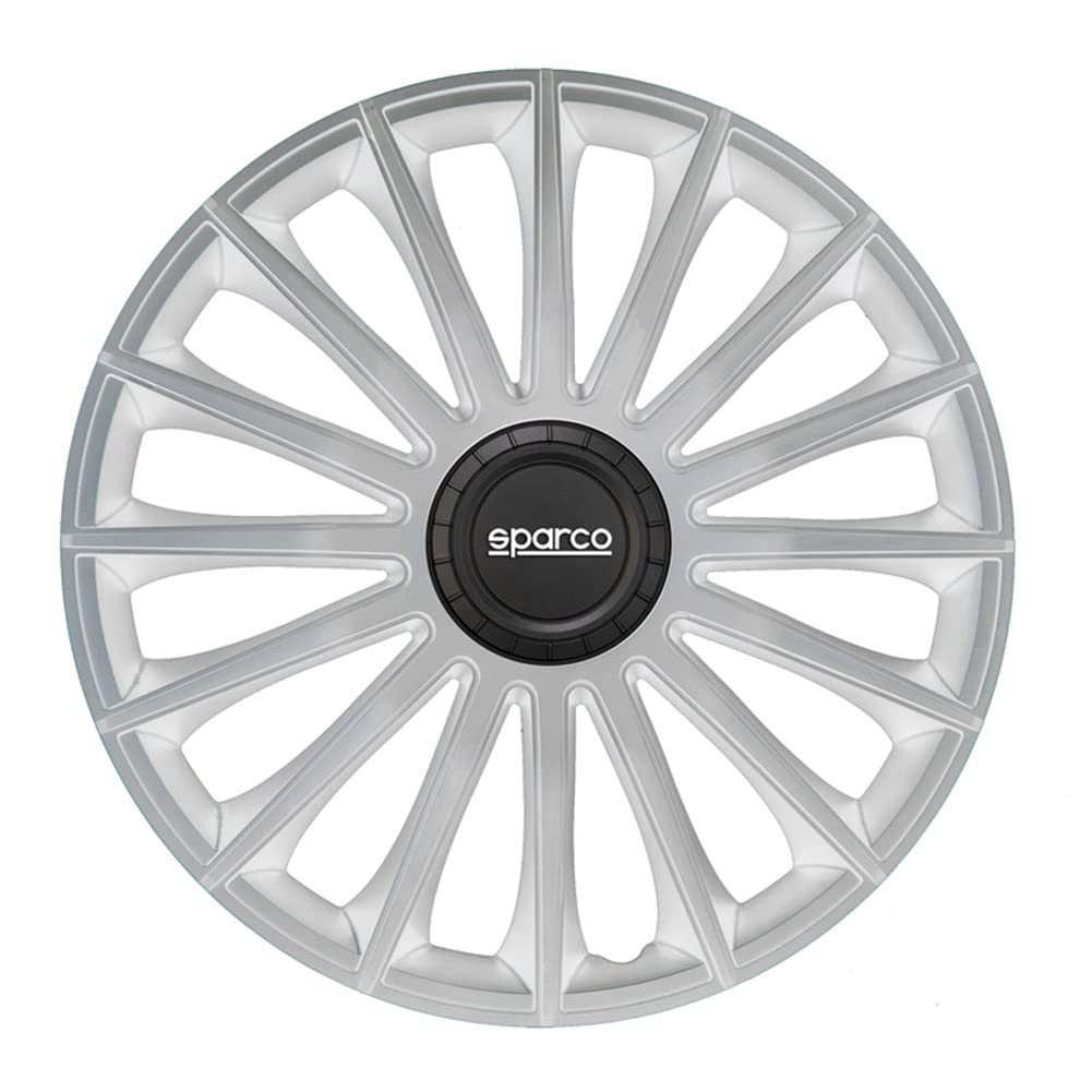 Satz Sparco Radzierblenden Torino 13-Zoll Silber von Sparco