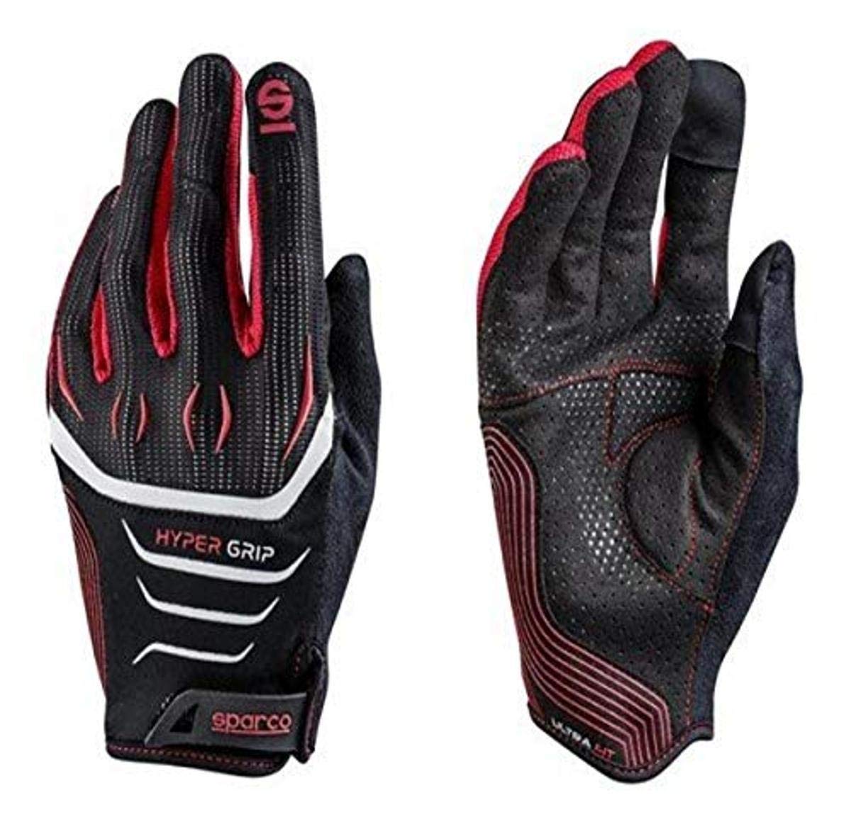 Sparco 002094NRRS11 Handschuhe Hyper Größe 11 Schwarz/R von Sparco