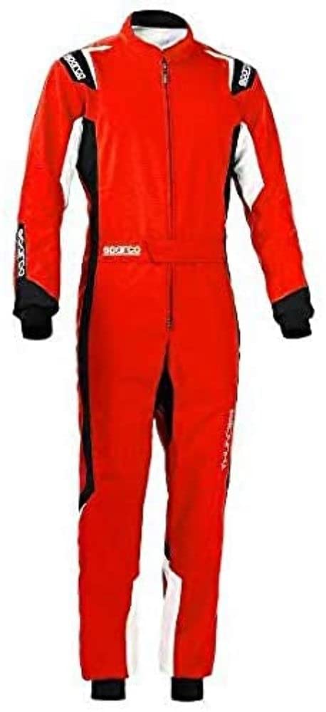 Sparco Unisex Thunder Professioneller Kart Anzug, Rot/Bl, S EU von Sparco