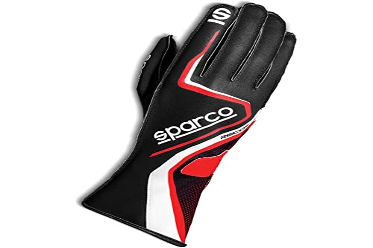 Sparco 00255511NRRS Record Handschuhe, Größe: 11, Schwarz/Weiß von Sparco