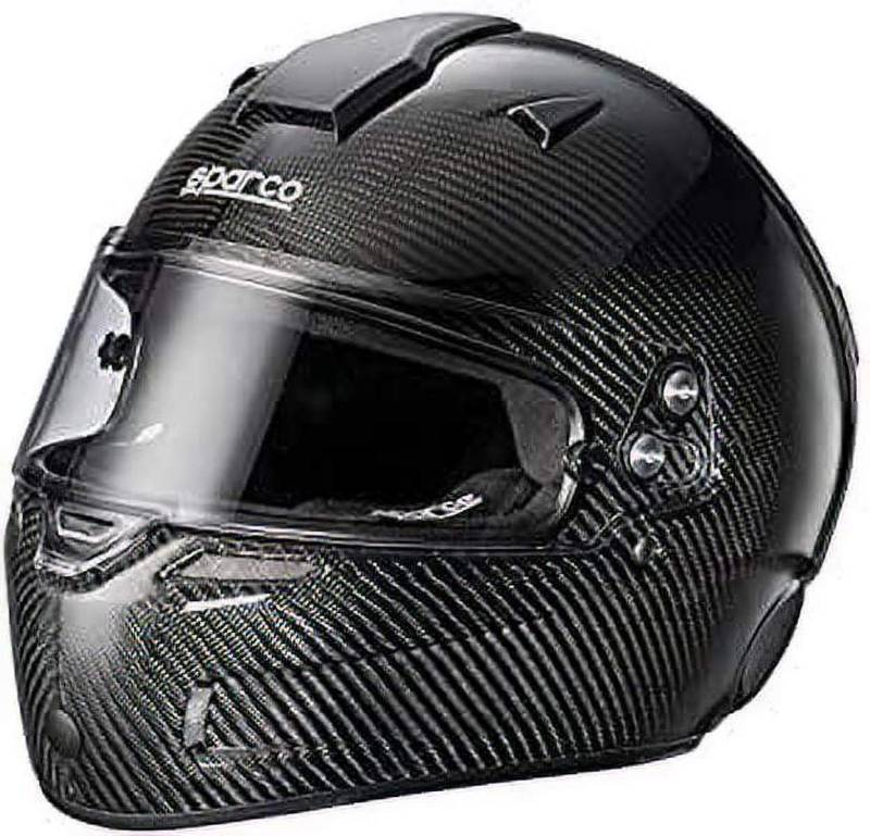 Sparco 0033542M Helmet Air Kf-7W Kohlenstoff Fia, Größe M, Schwarz von Sparco