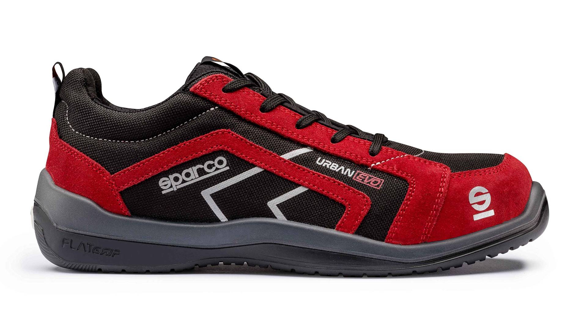 Sparco 0751844NRRS Evo Städtische Schuhe Schwarz/Rot 44 EU von Sparco