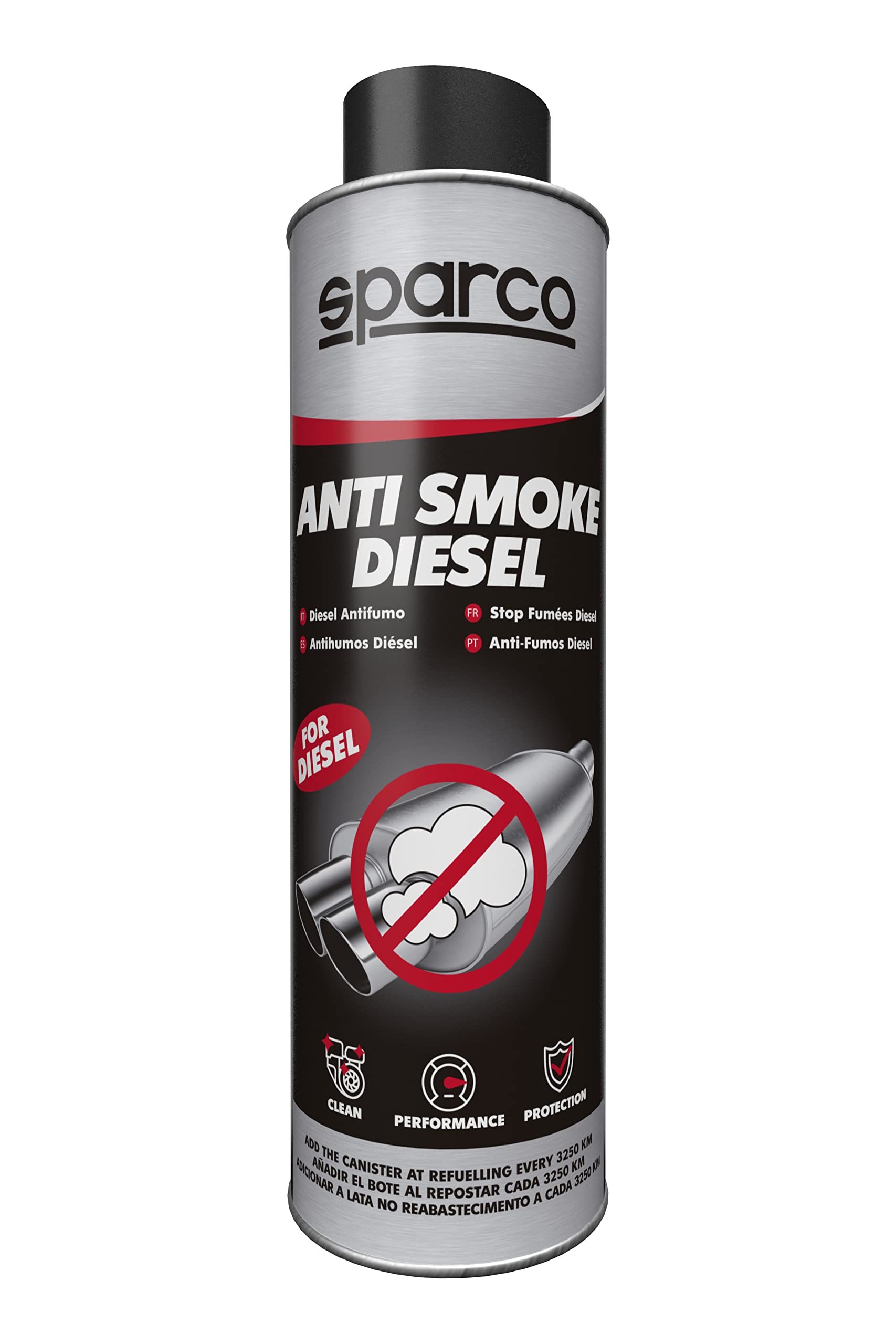 Sparco Diesel Anti Rauch Additiv. Dieselkraftstoff Zusatz 300 ml von Sparco