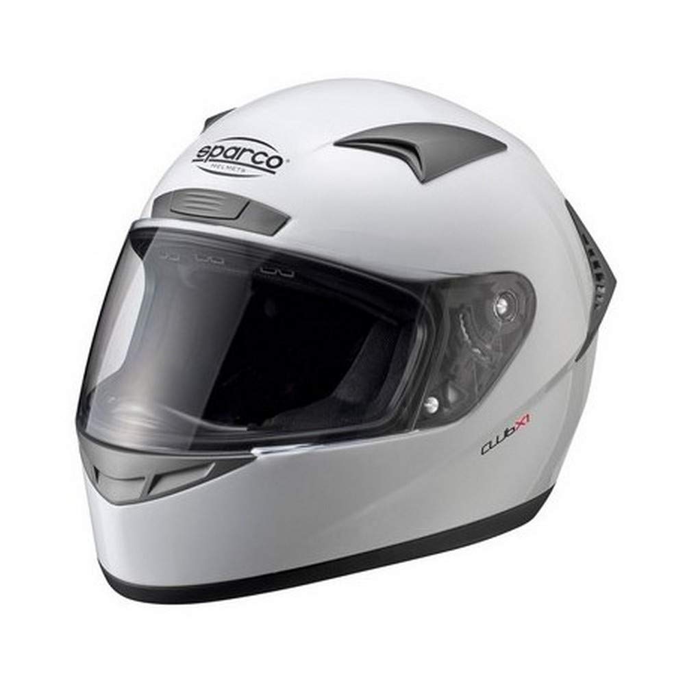 Sparco Herren Carthelm Sparco X1 Club Helm X Tg 1 M Bi Om, Weiß, M EU von Sparco