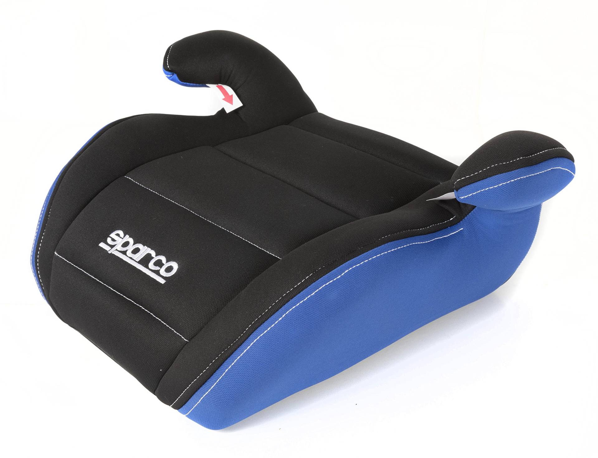 Sparco Kindersitz F100K Schwarz/Blau 22 bis 36 kg, 6 bis 12 Jahr (E13-R44), Schwartz/Azurblau von Sparco