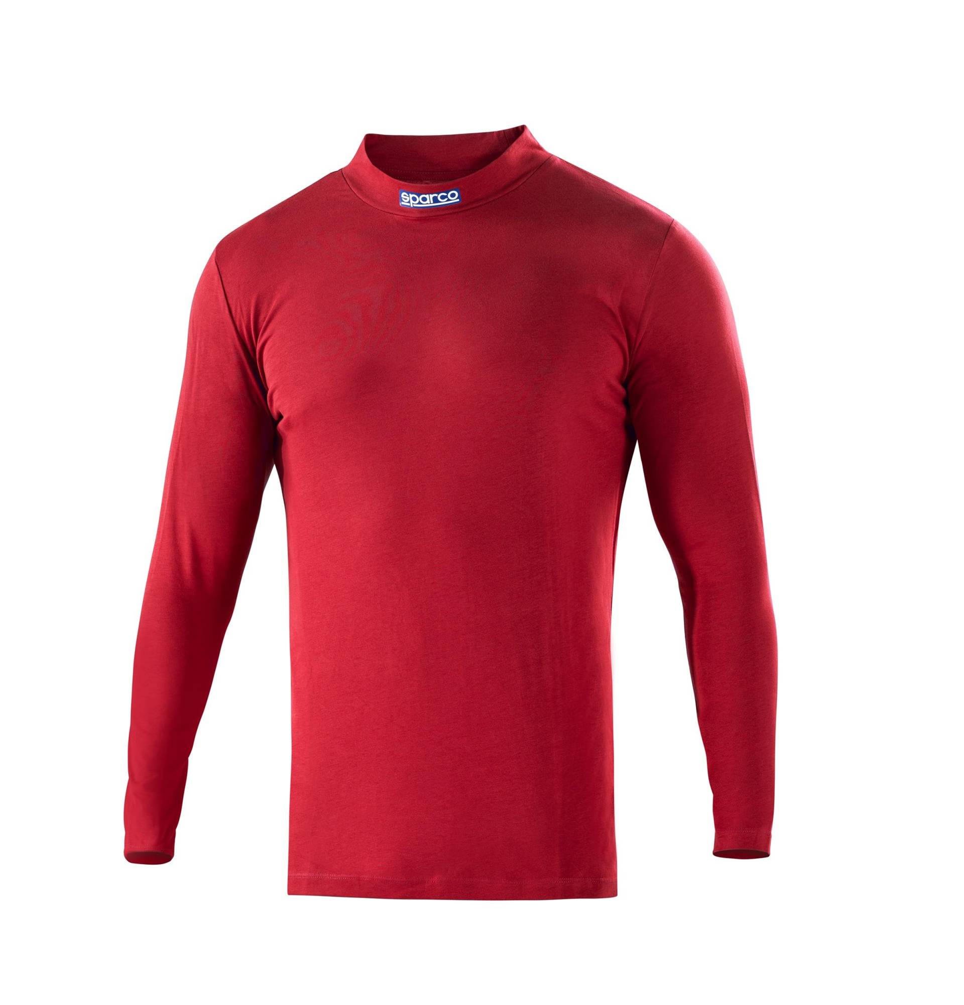 sparco Langärmliges T-Shirt Marke Modell Langes T-Shirt Stehkragen B-Rookie Top COT L Rot von Sparco