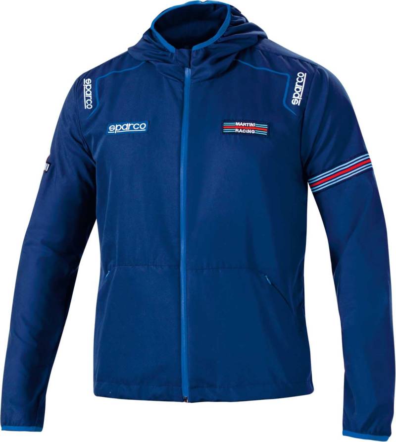 Sparco Martini Jacke, Blau, L, Unisex, für Erwachsene, bunt, Large von Sparco