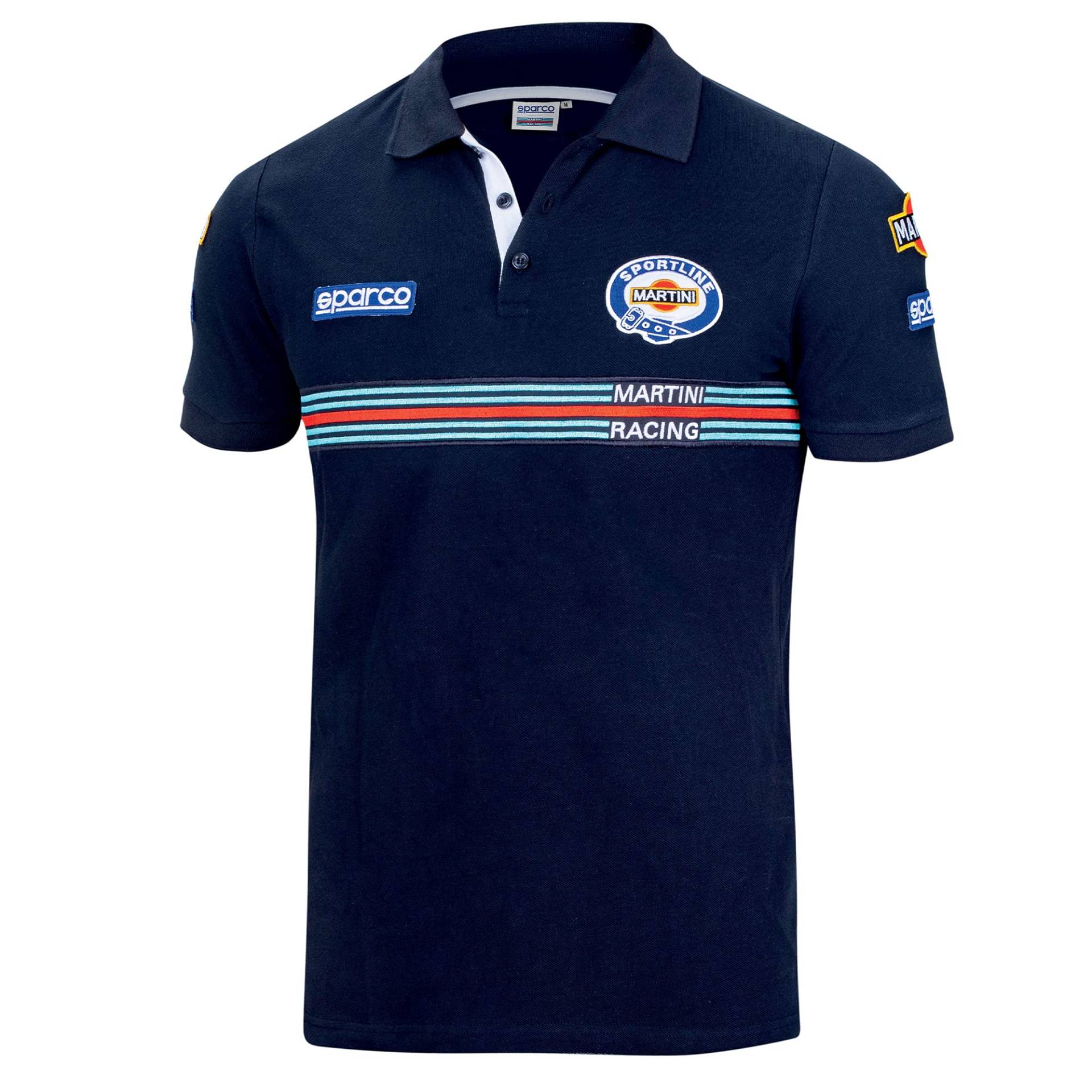 Sparco Martini Racing Poloshirt, Mehrfarbig, 42/50 EU von Sparco