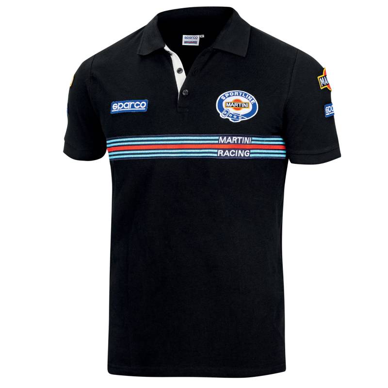 Sparco Martini Racing Poloshirt, Mehrfarbig, 42/50 EU von Sparco