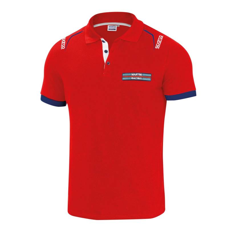 Sparco Martini Racing Poloshirt, Unisex, Erwachsene, Martini Racing, Martini Racing M von Sparco