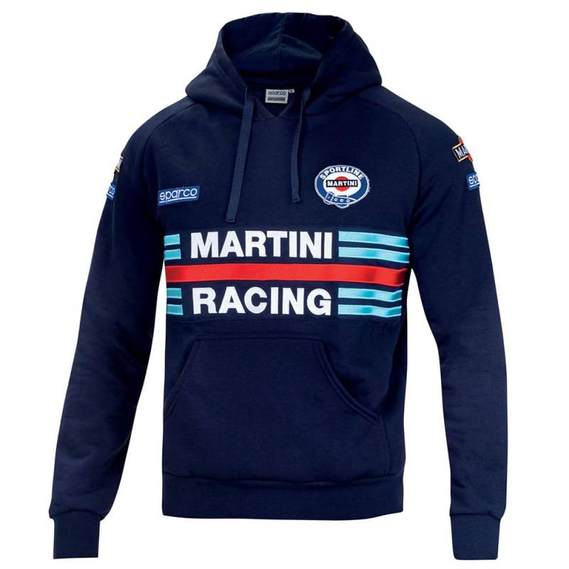 Sparco 01279MRBM3L Sweatshirt, Martini-R, Größe L, Marineblau, bunt, Large von Sparco