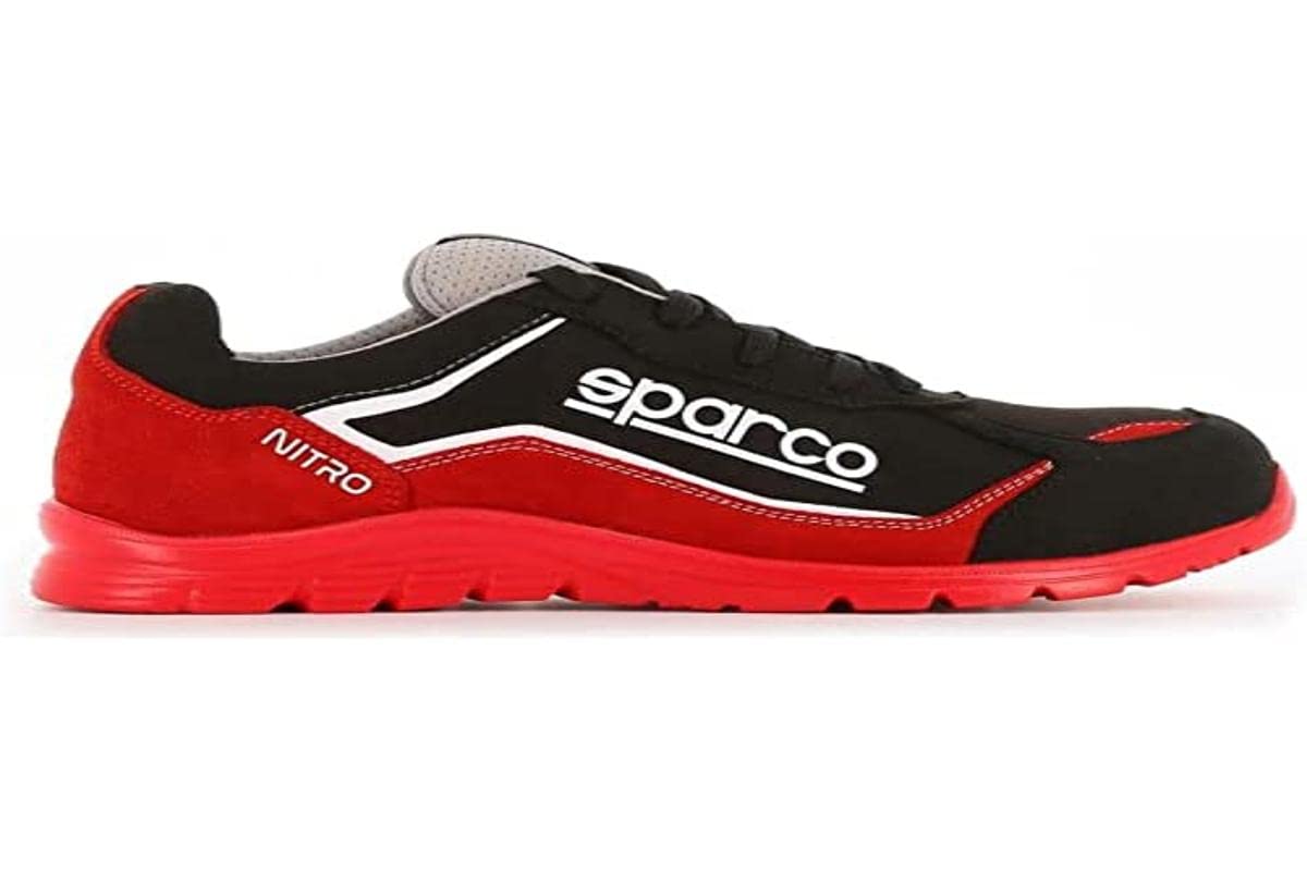 Sparco - Schuhe Nitro S3 rot/schwarz Größe 45 von Sparco