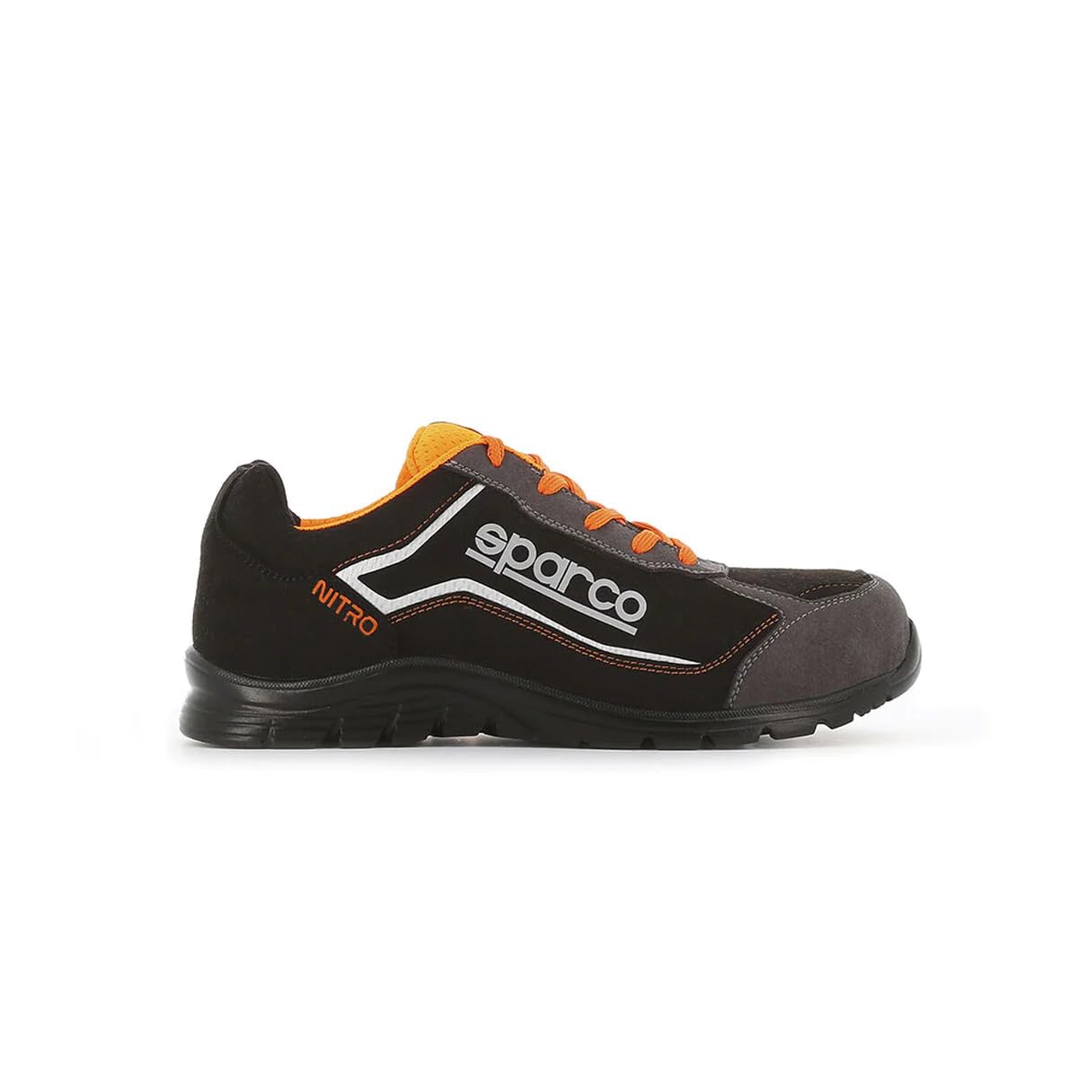 Sparco SPARCO TEAMWORK Scarpa Antinfortunistica Da Lavoro - BASSA PER UOMO E DONNA NITRO S3 SRC, Unisex-Erwachsene Brandschutzstiefel, NERO/GRIGIO, 38 EU von Sparco