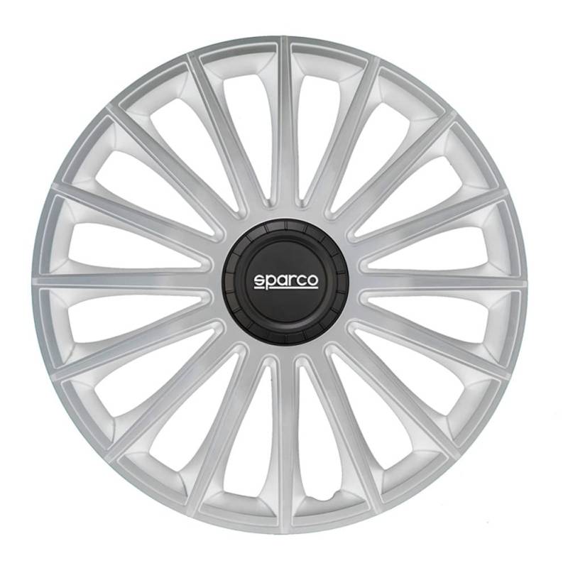 Satz Sparco Radzierblenden Torino 13-Zoll Silber von Sparco