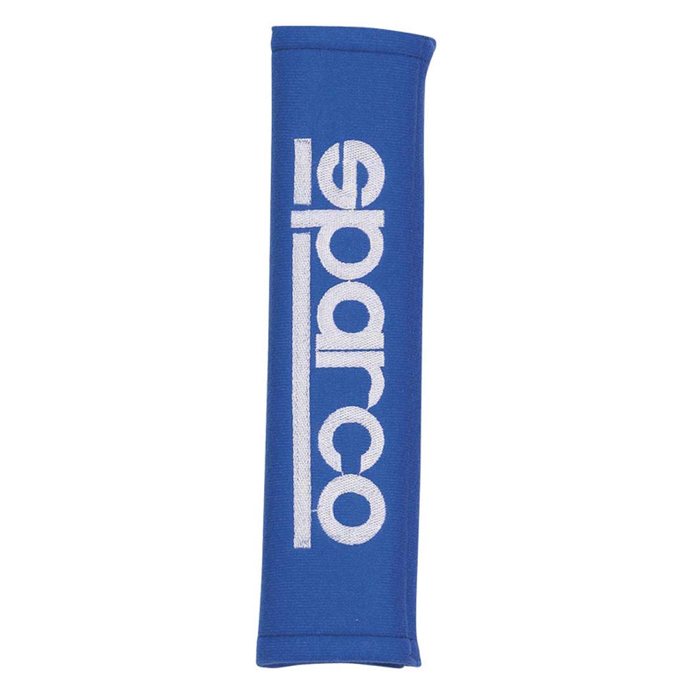 Sparco Satz Gurtpolster - Gesticktes Logo - Blau Blue von Sparco