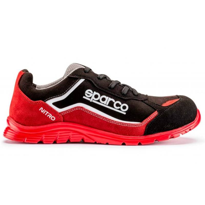 Sparco - Sneaker Nitro S3 Rot/Schwarz Größe 42 EU von Sparco