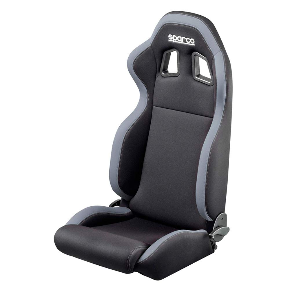 Sparco Sportsitz R100 Schwarz/Grau (Verstellbar) von Sparco