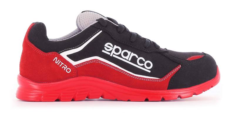 Sparco Teamwork Scarpa Antinfortunistica Da Lavoro, Rot, 47 EU von Sparco