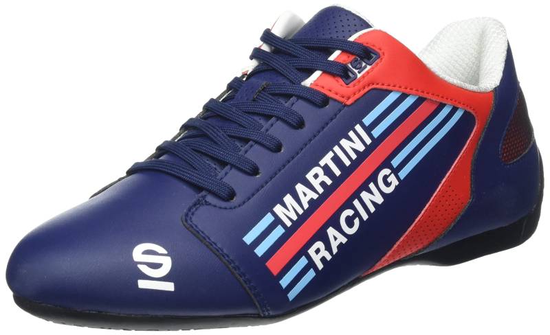 Sparco Unisex Martini Racing Laufschuh, Marineblau, 43 EU Schmal von Sparco