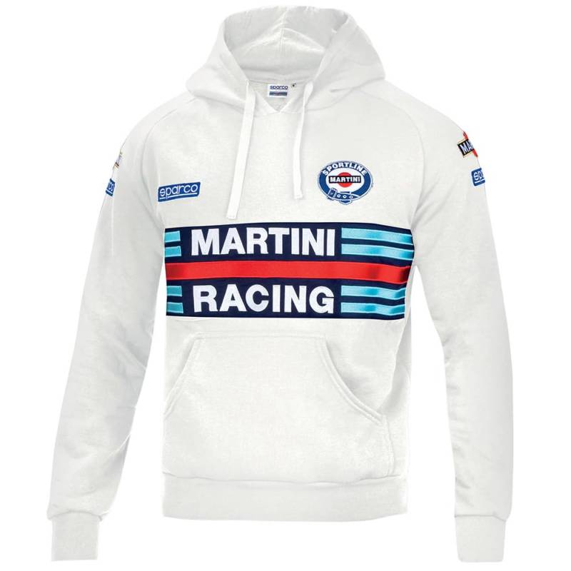 Sparco Martini Racing Sweatshirt, Marineblau, Standard, Unisex, Erwachsene von Sparco