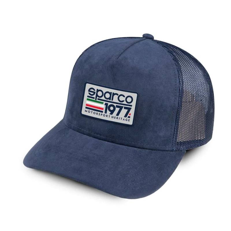 Sparco Unisex Mütze Trucker Marineblau Baseballkappe, One Size,Einheitsgröße von Sparco