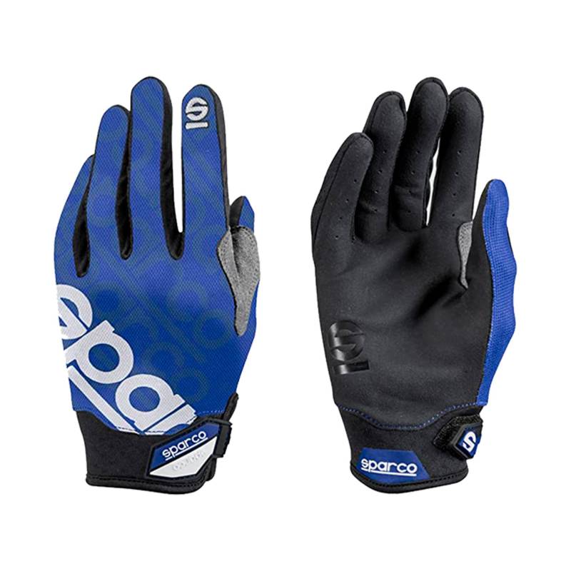 SPARCO MECA 3 HANDSCHUHE GRÖSSE 10 (M) BLAU von Sparco