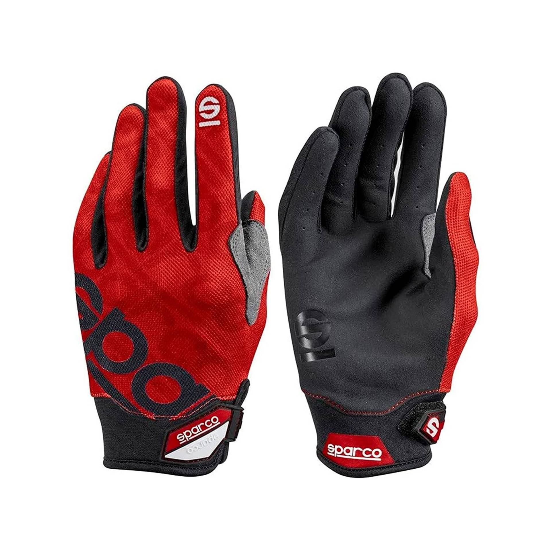 SPARCO MECA 3 HANDSCHUHE GRÖSSE 9 (S) ROT von Sparco