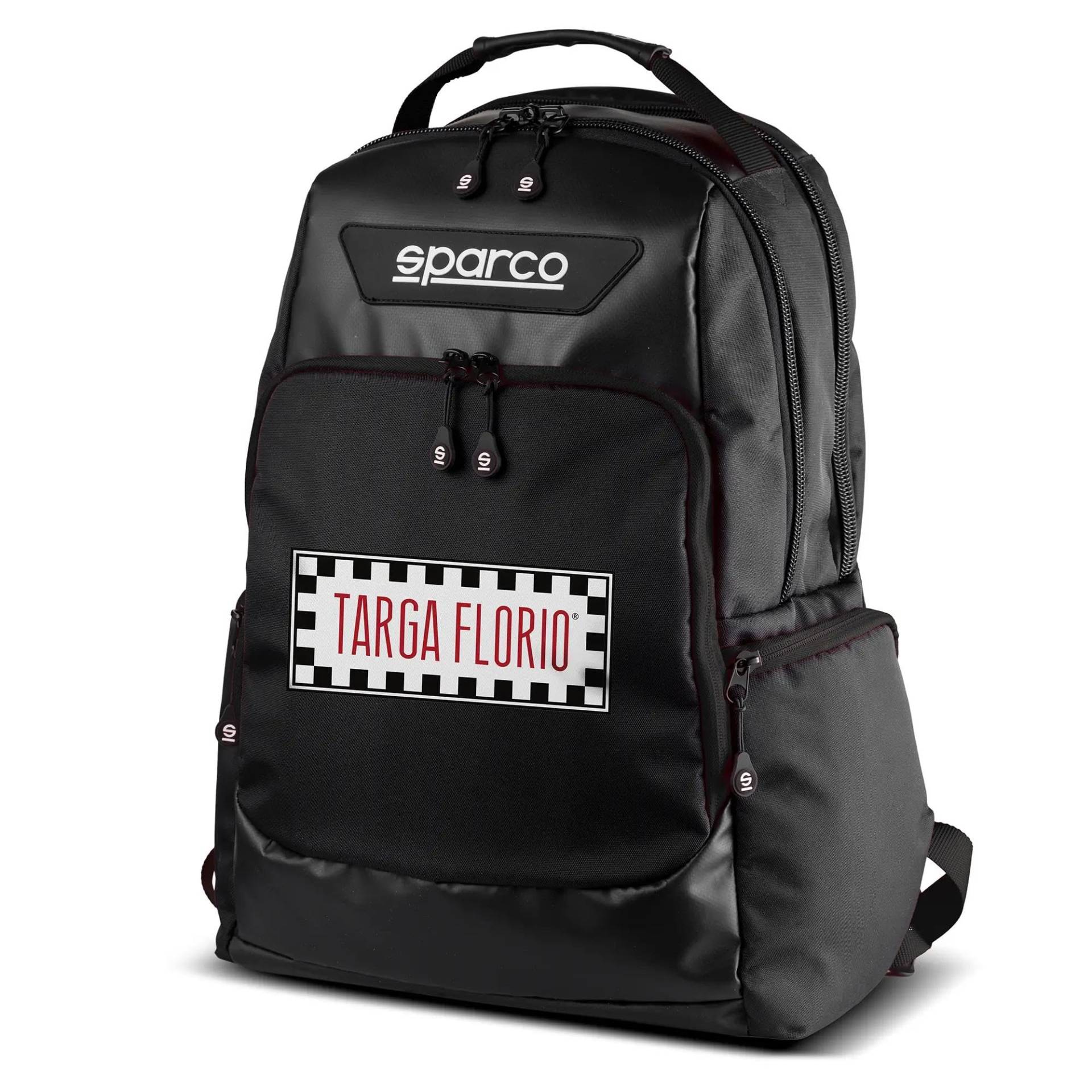 sparco Superstage Targa Florio-Rucksack, Schwarz von Sparco