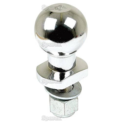 Kugelkupplung Tow Ball Pin 50 mm Universal Chrom Quad ATV Heavy Duty 3/4" 19 mm von Sparex