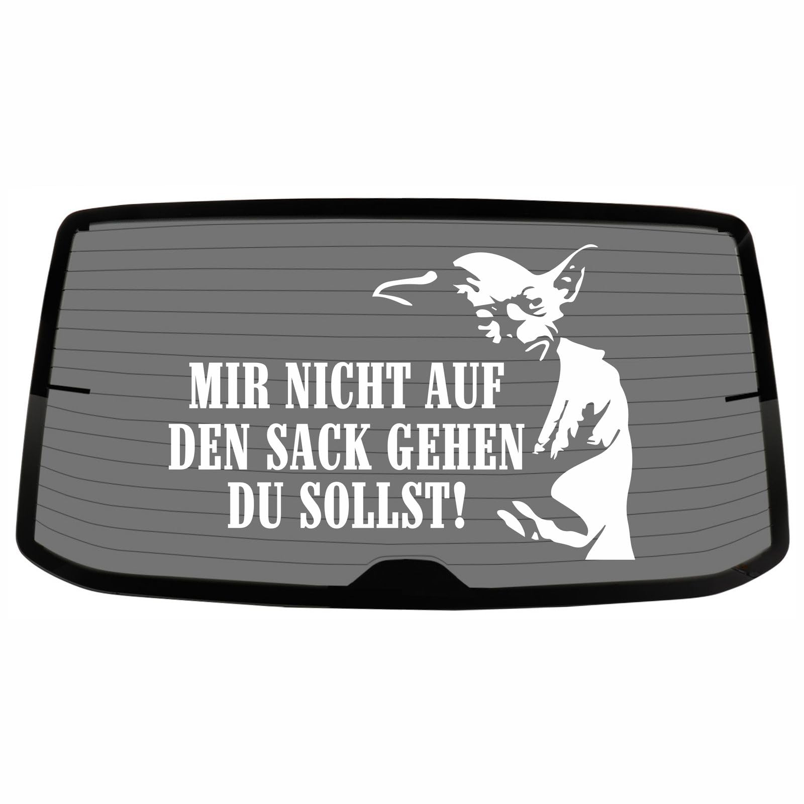 Spaß Kostet Aufkleber Mir Nicht auf den Sack gehen du sollst Wetterfest Sticker außen PVC von Spaß Kostet