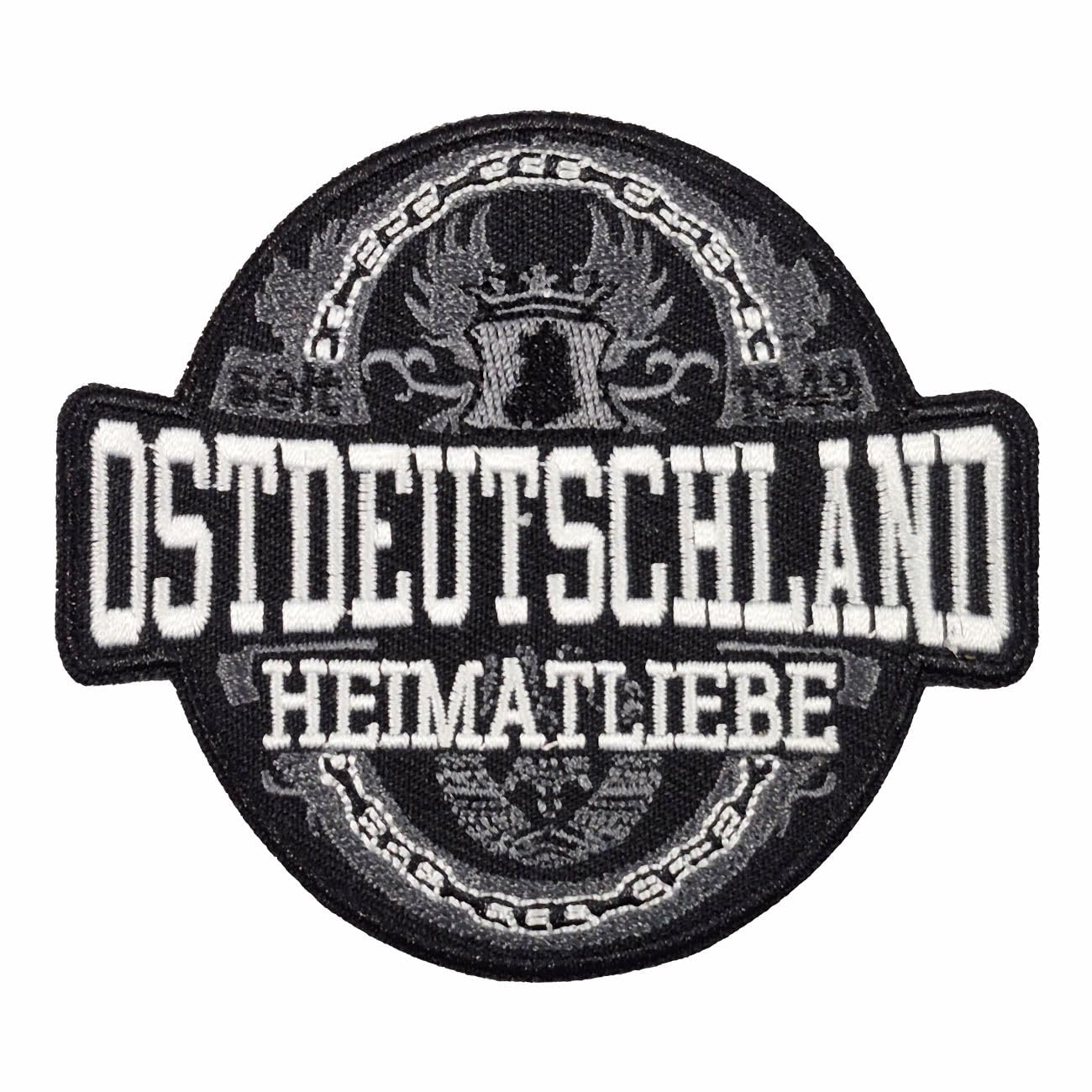 Aufnäher Aufbügler Ostdeutschland Heimatliebe ostdeutsch DDR Patch männer Herren von Spaß Kostet