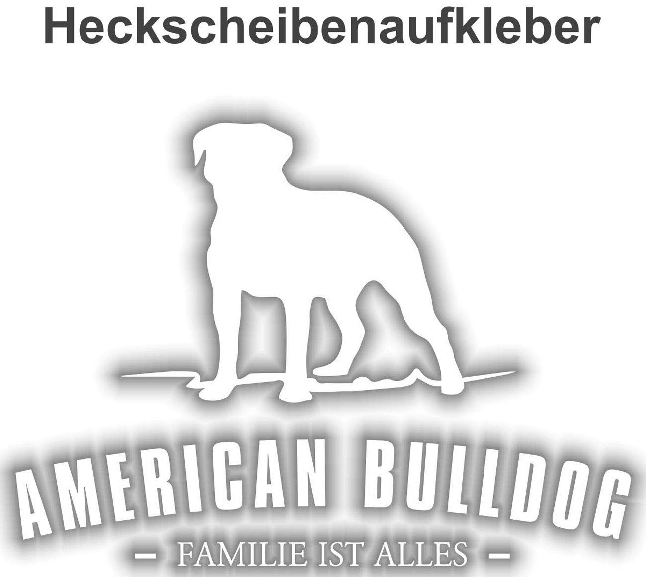 Spaß Kostet Aufkleber American Bulldog wetterfester von Spaß Kostet