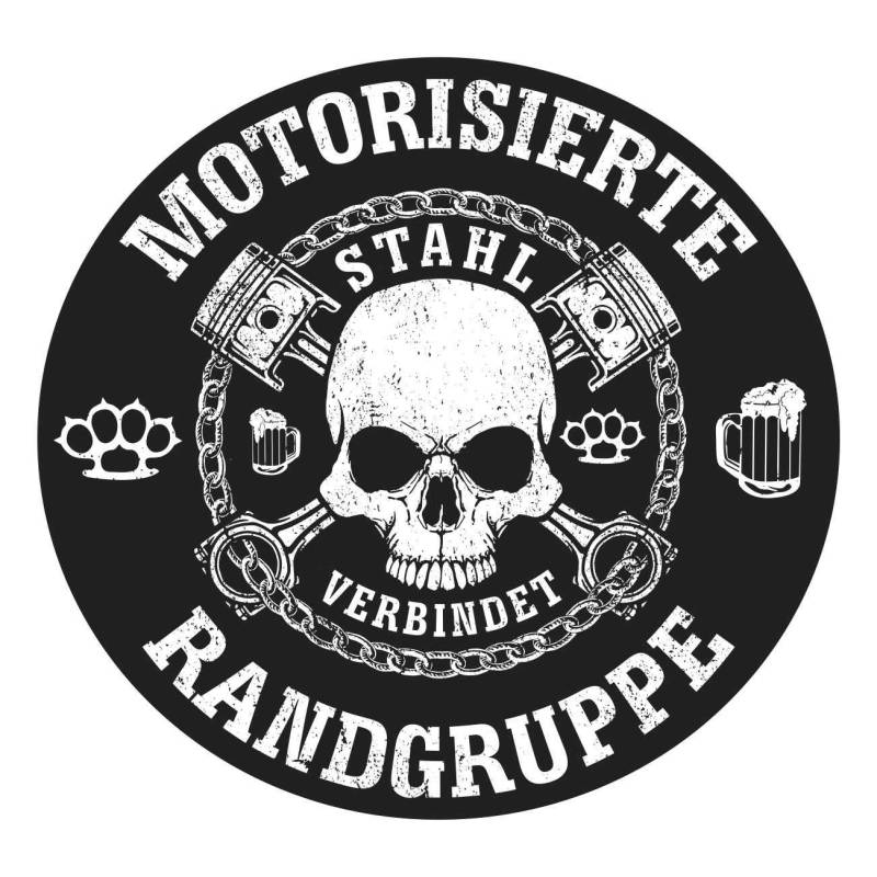 Aufkleber Biker Motorisierte Randgruppe (Wetterfest) von Spaß Kostet