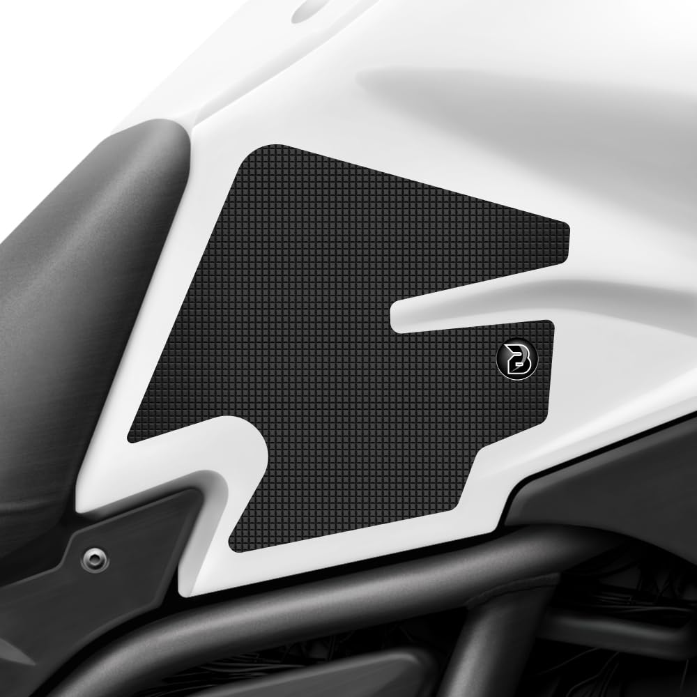 BLOQ motorrad Traktion Tank Griff Pads kompatibel mit BMW F700GS (2013-2018) Tacky Grip - Schwarz von Speedo Angels