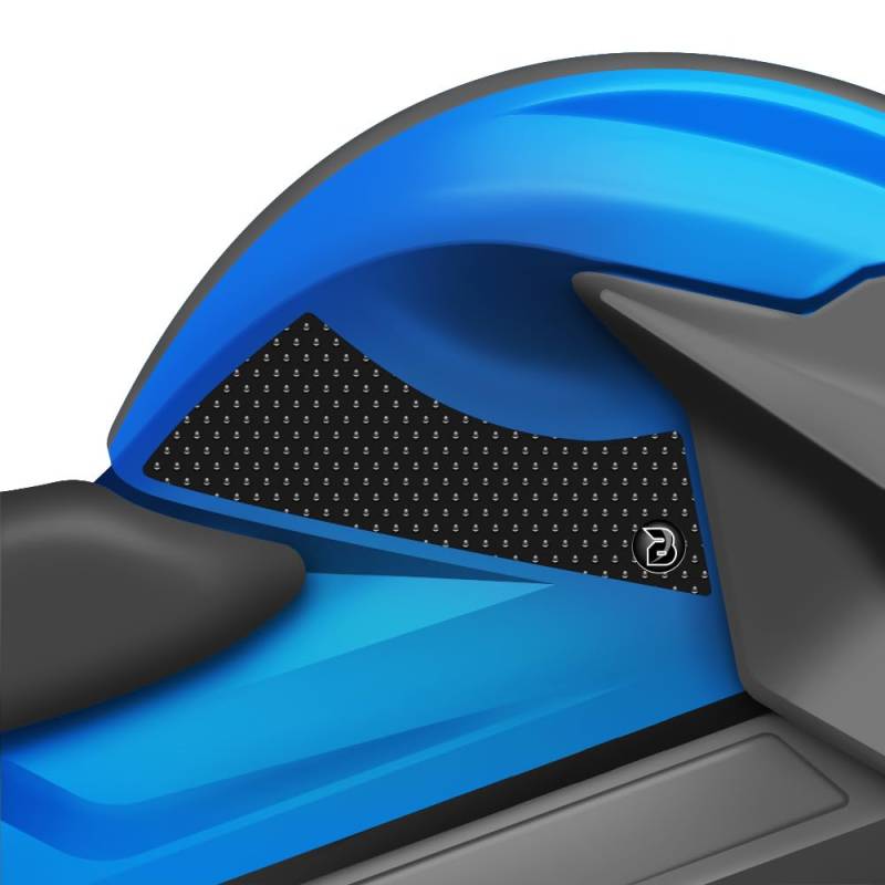 BLOQ motorrad Traktion Tank Griff Pads kompatibel mit BMW F800R (2009-) - SCHWARZ von Speedo Angels