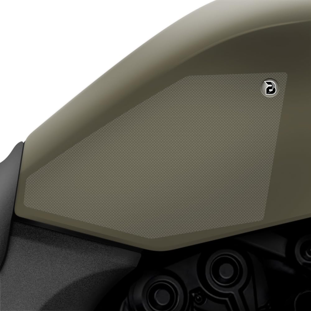 BLOQ motorrad Traktion Tank Griff Pads kompatibel mit DUCATI DIAVEL 1260S (2019-2022) PREMIUM - Klar von Speedo Angels