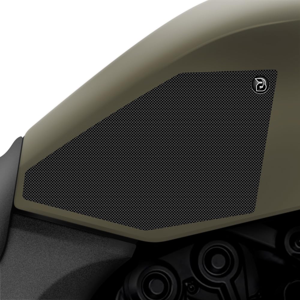 BLOQ motorrad Traktion Tank Griff Pads kompatibel mit DUCATI DIAVEL 1260S (2019-2022) PREMIUM von Speedo Angels