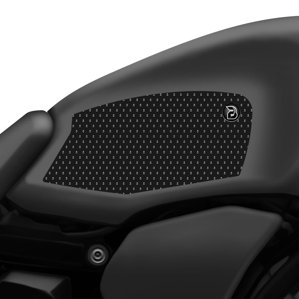 BLOQ motorrad Traktion Tank Griff Pads kompatibel mit HONDA CB1000R (2018-) - SCHWARZ von Speedo Angels