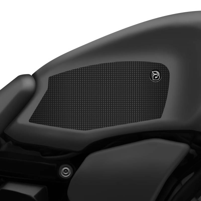 BLOQ motorrad Traktion Tank Griff Pads kompatibel mit HONDA CB1000R (2018-) Tacky Grip - Schwarz von Speedo Angels