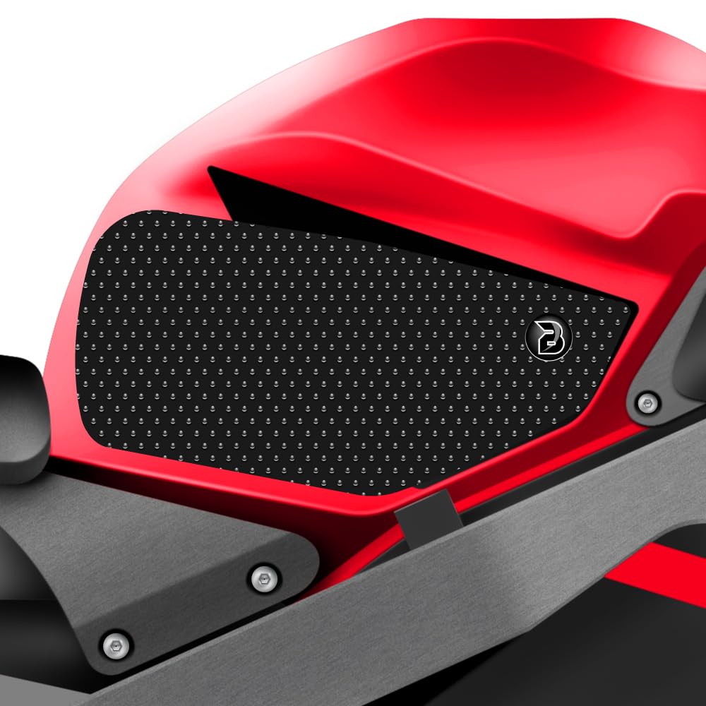 BLOQ motorrad Traktion Tank Griff Pads kompatibel mit HONDA CBR900RR 954 FIREBLADE (2002-2003) - SCHWARZ von Speedo Angels