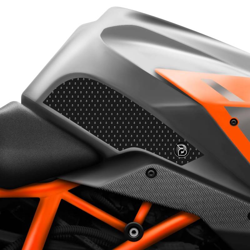 BLOQ motorrad Traktion Tank Griff Pads kompatibel mit KTM 1290 SUPER ADVENTURE (2021-) - SCHWARZ von Speedo Angels