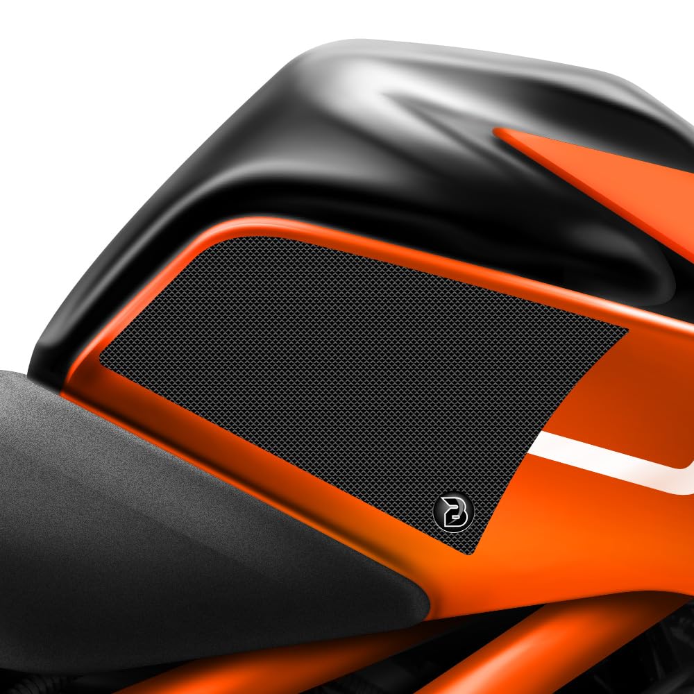 BLOQ motorrad Traktion Tank Griff Pads kompatibel mit KTM 1390 SUPER DUKE R (2023-) PREMIUM von Speedo Angels