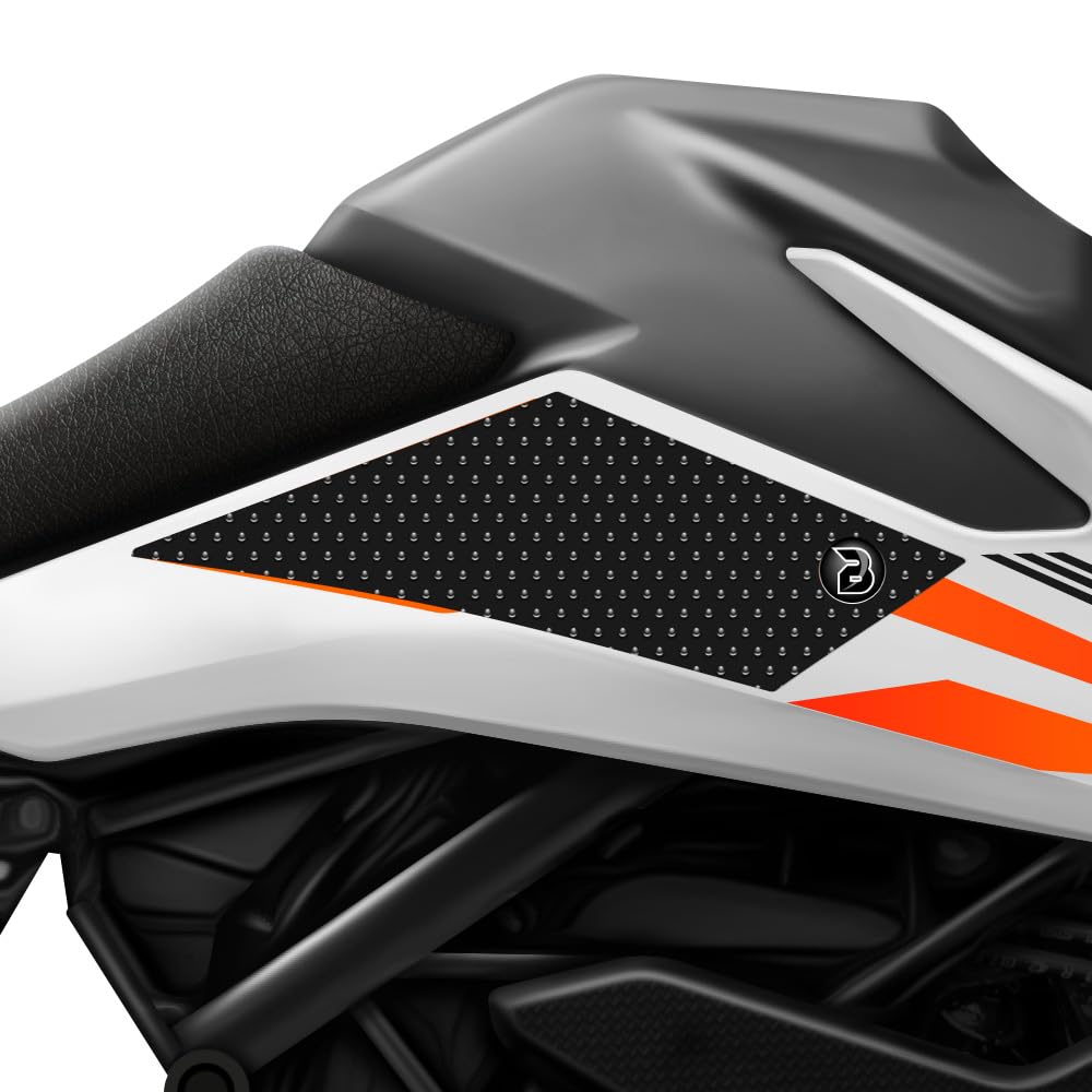 BLOQ motorrad Traktion Tank Griff Pads kompatibel mit KTM 390 ADVENTURE (2020-) - SCHWARZ von Speedo Angels