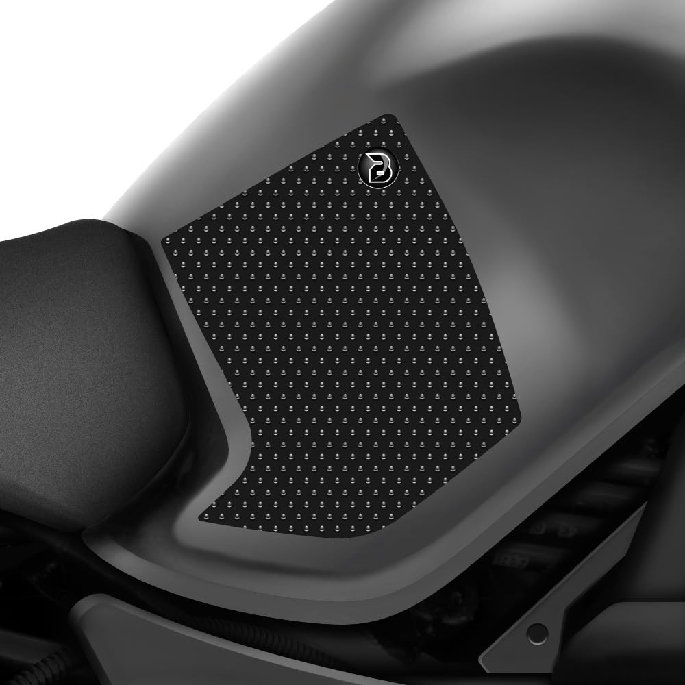 BLOQ motorrad Traktion Tank Griff Pads kompatibel mit YAMAHA XTZ1200 SUPER TENERE (2011-2021) - SCHWARZ von Speedo Angels