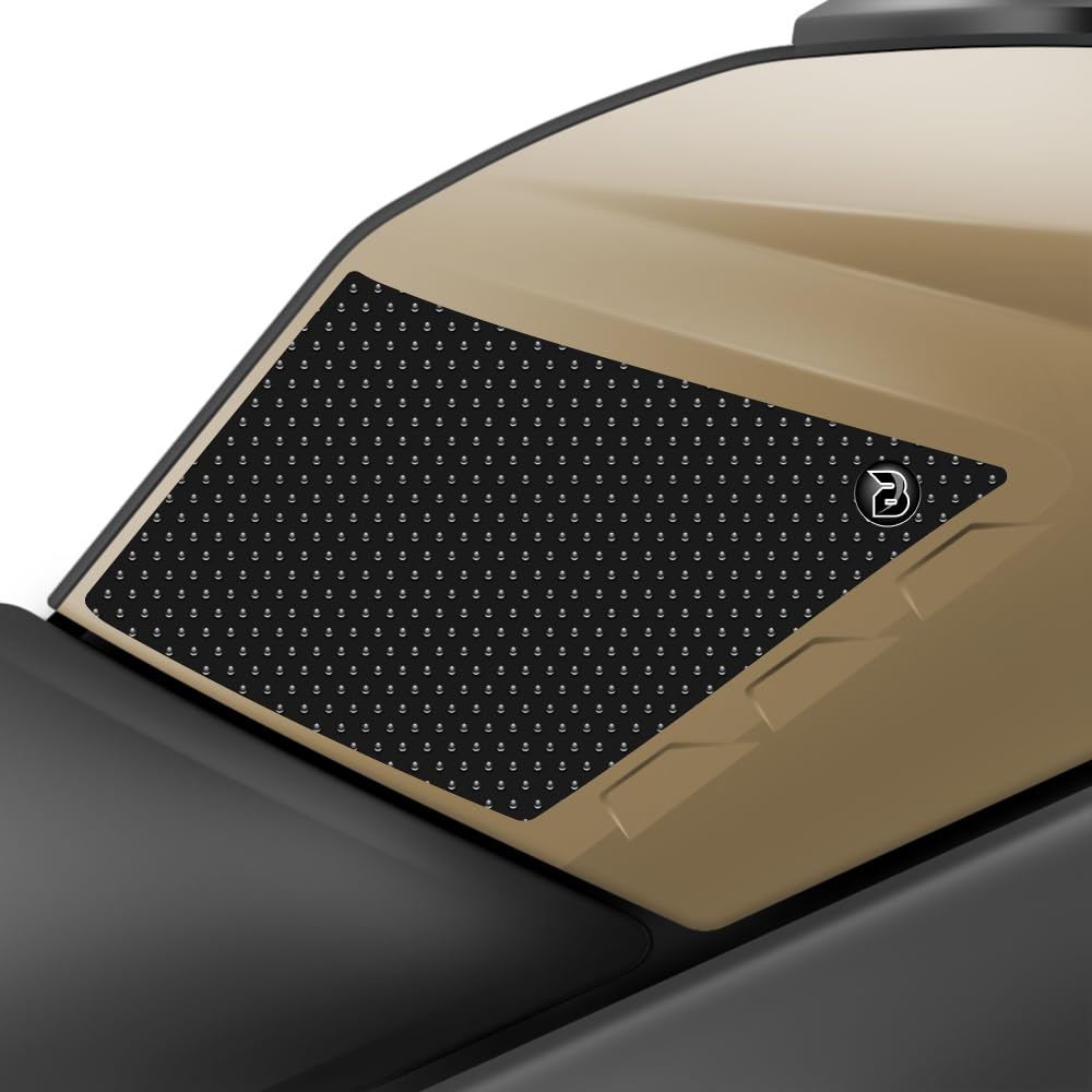 BLOQ motorrad Traktion Tank Griff Pads kompatibel mit ZERO DS (2013-) - SCHWARZ von Speedo Angels