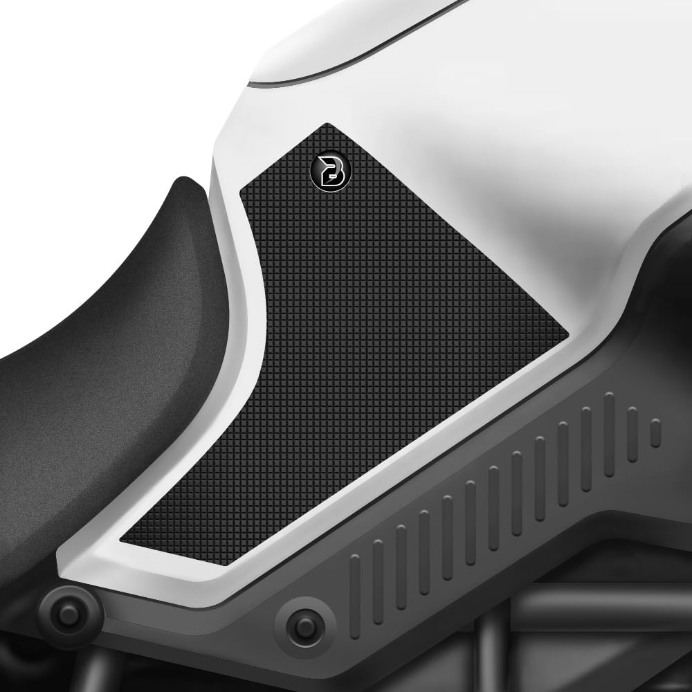 BLOQ motorrad Traktion Tank Griff Pads kompatibel mit ZERO DSRX (2022-) Tacky Grip - Schwarz von Speedo Angels