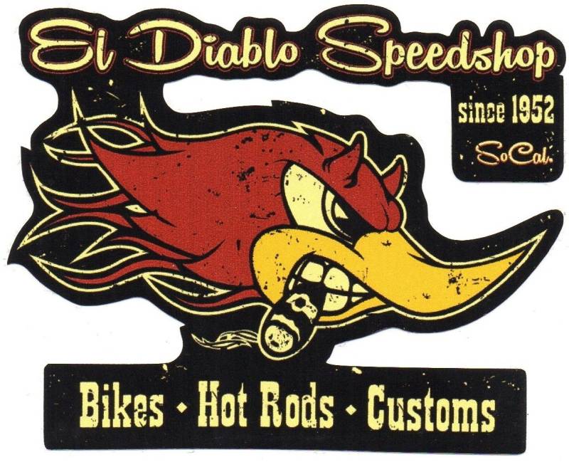 1x El Diablo Speedshop Bikes Hot Rod Customs von Speedshop