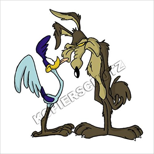 483 < Roadrunner & Coyote > Aufkleber Sticker von Speedshop